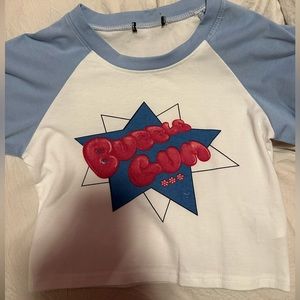 bubblegum crop top